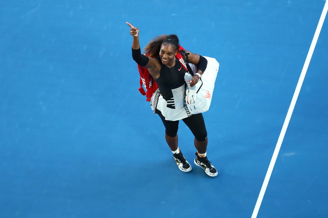 Si vence en la final del sábado, Serena superaría además a Steffi Graf y se colocaría a un solo título del récord del Grand Slam de Margaret Court (24).