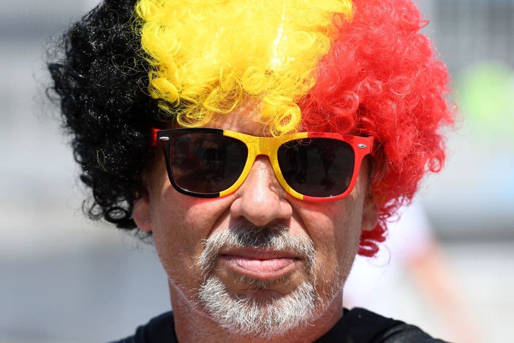 El color de los hinchas de Bélgica y Túnez fue parte de la fiesta de ambos países en su segunda salida en partido del grupo G del Mundial de Rusia 2018.