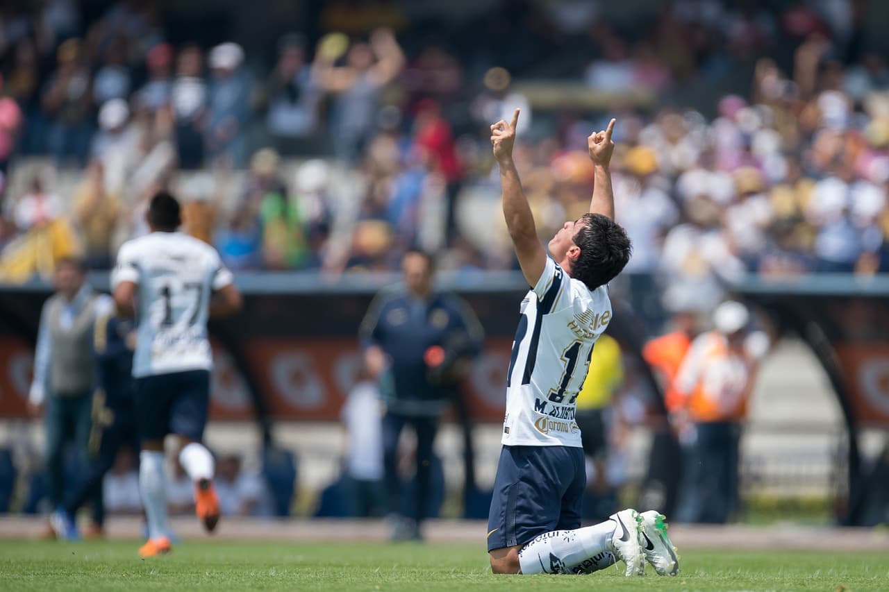 Fue el el décimo gol del argentino en esta temporada y el cuarto con la playera de los Pumas.