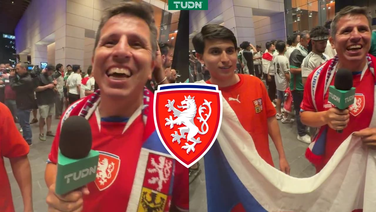 Insólito: Fan mexicano de Chequia invade festejo de Irak en Monterrey 