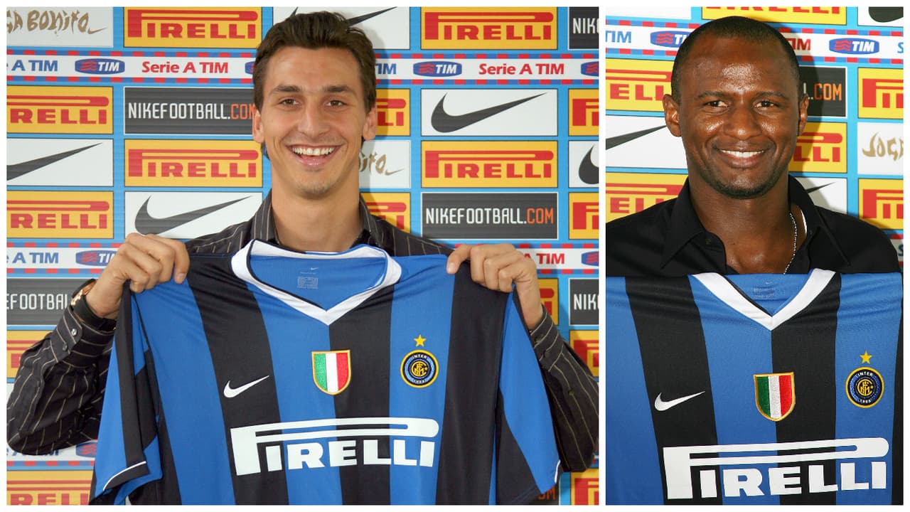 Descendida, la Juventus sufrió una 'desbandada' de cracks: el Inter aprovechó para quedarse con Ibrahimovic y Patrick Vieira.