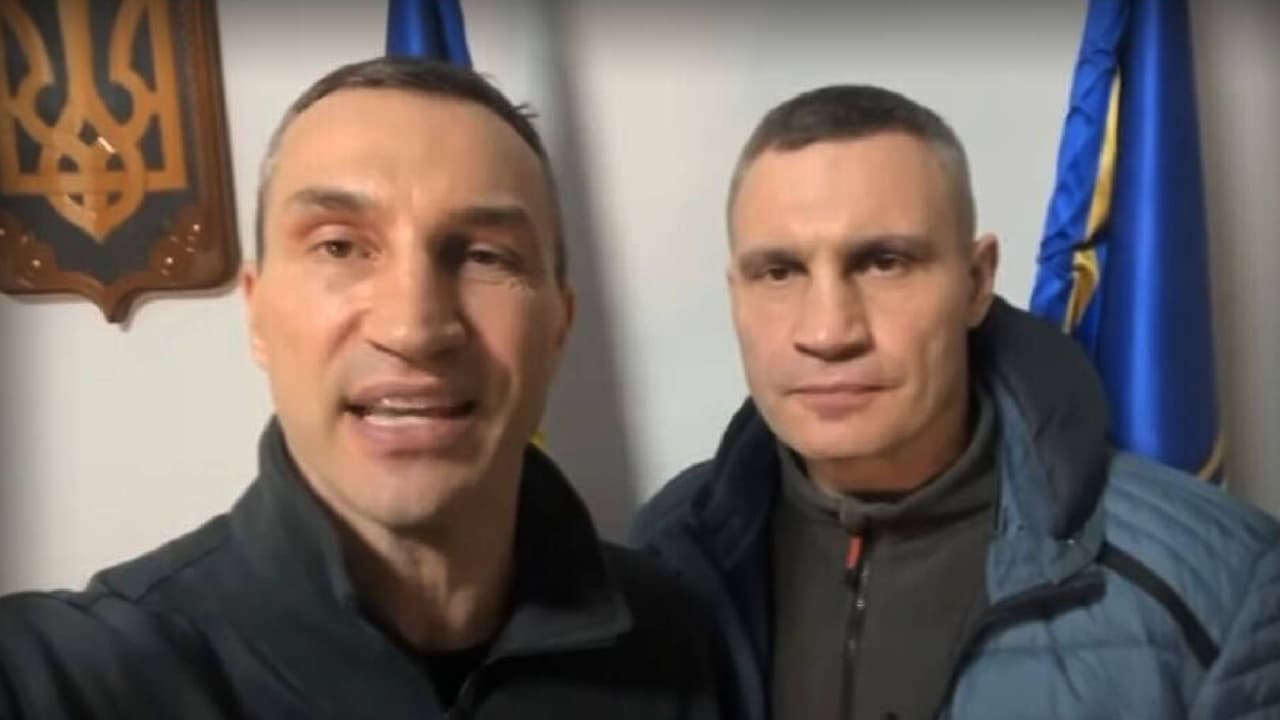 Vitali Klitschko y su hermano Wladimir Klitschko han salido a pelear por su país, Ucrania.