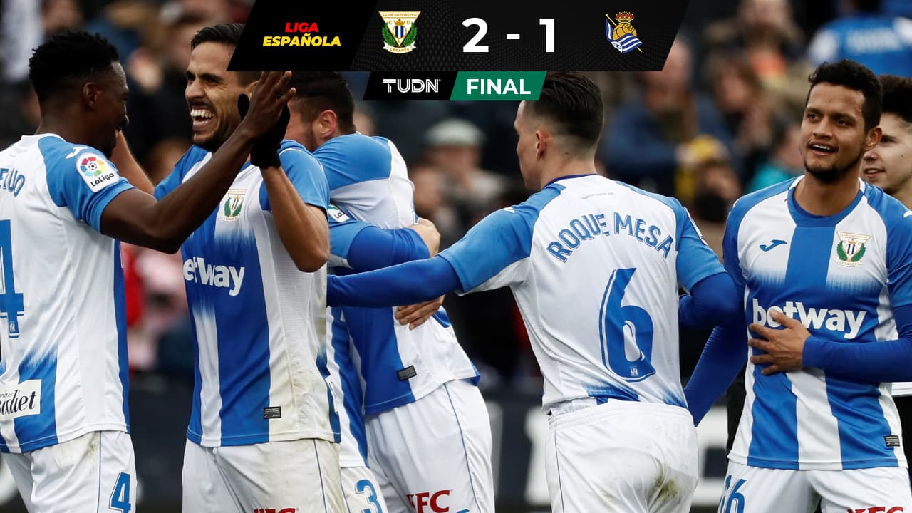 Golazo y triunfo de Leganés ante una imponente Real Sociedad