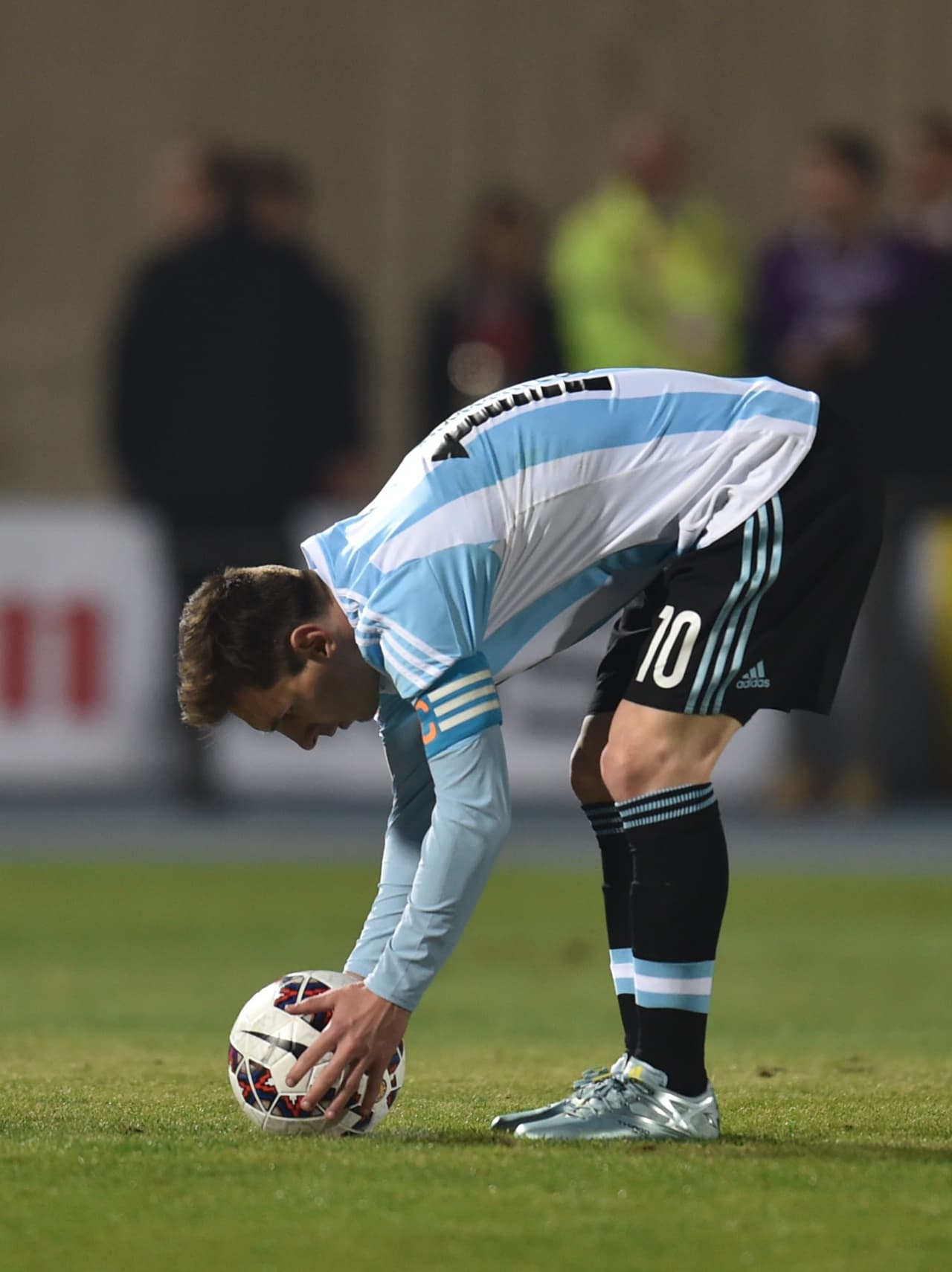 Messi cobró muy bien su penal en los fatídicos once pasos.