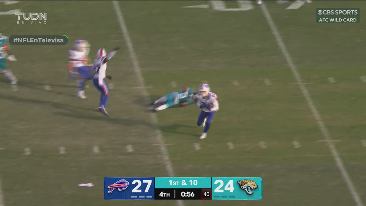 ¡Se acabó! TD e intercepción de Bills en menos de un minuto