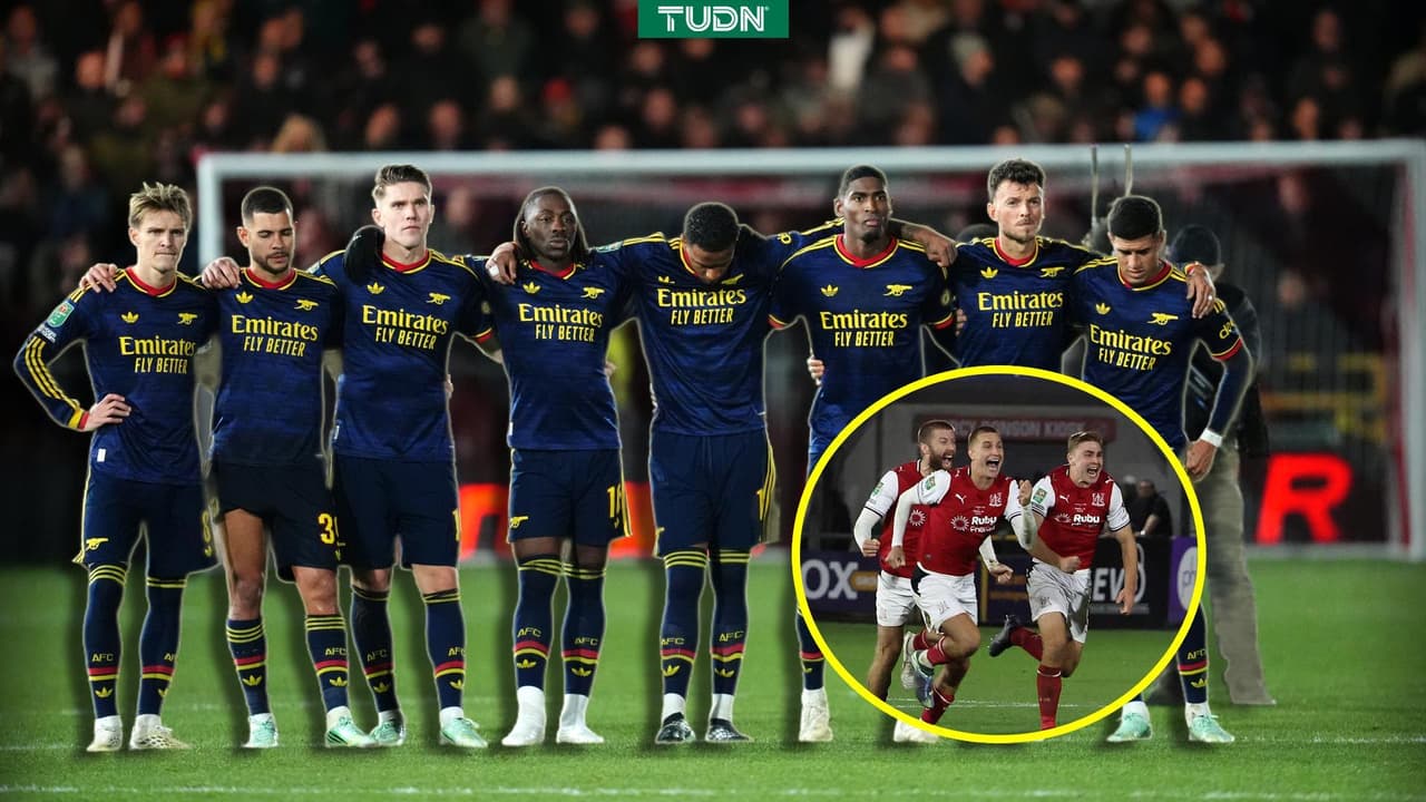 ¡Papelón del Arsenal! Eliminado de la Carabao Cup ante un equipo de cuarta división