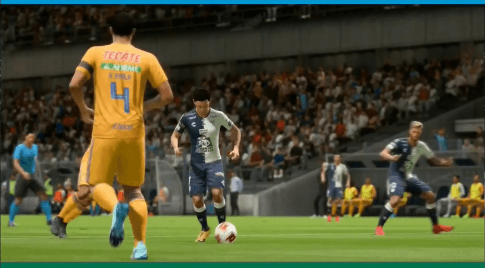 Cristian Souza dominó completamente el partido, guiando a la victoria a los Tuzos 2-0 ante los Tigres dirigidos por Quiñones en los controles de la eLiga Mx.