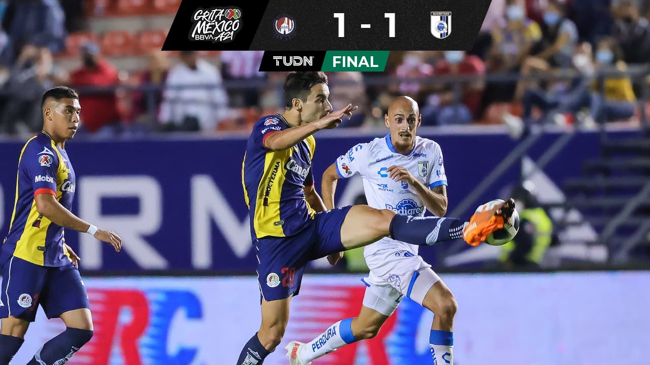 Querétaro rescata empate ante Atlético de San Luis con 10 hombres