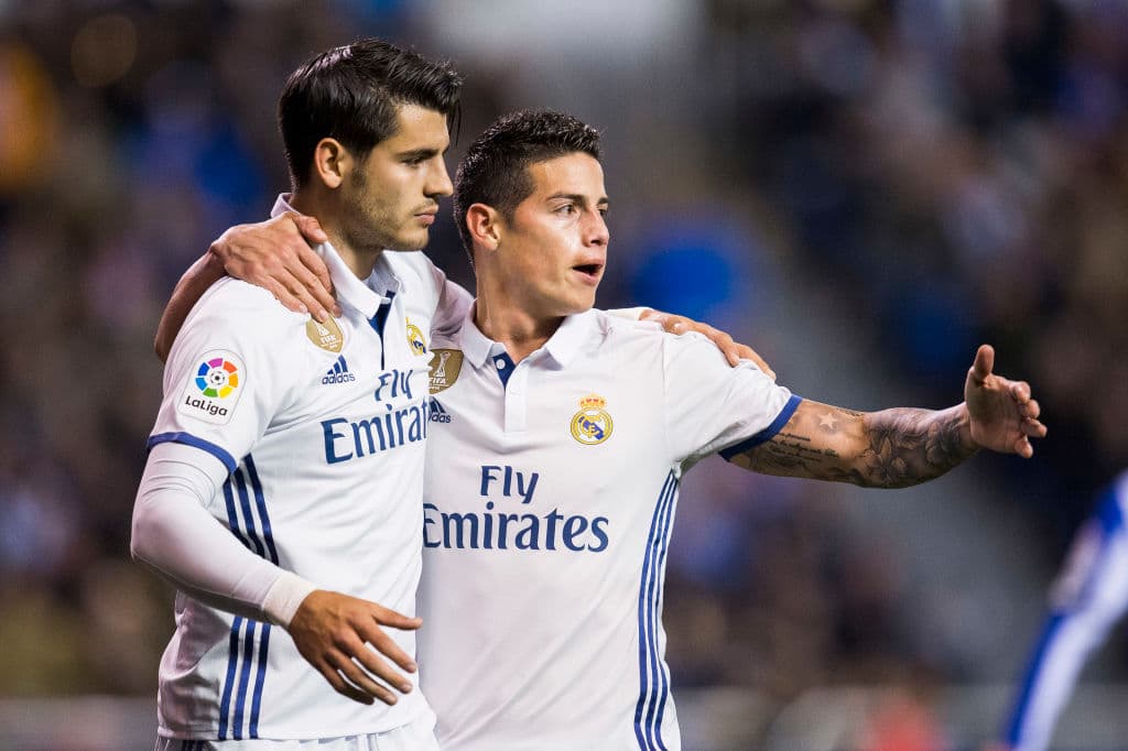 James Rodríguez se lució con un doblete