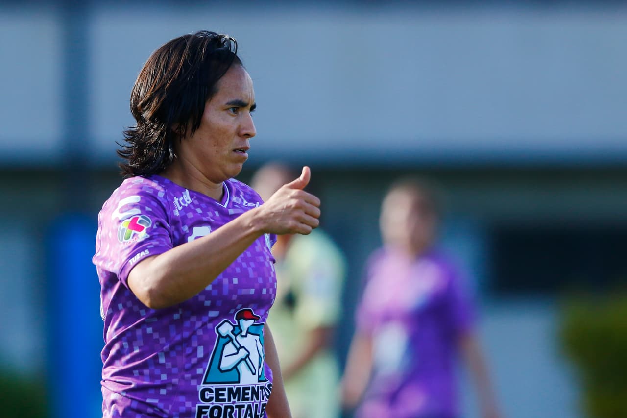 La experimentada atacante del Pachuca, Mónica Ocampo, no pudo marcar la diferencia y fue referenciada con claridad por sus rivales.