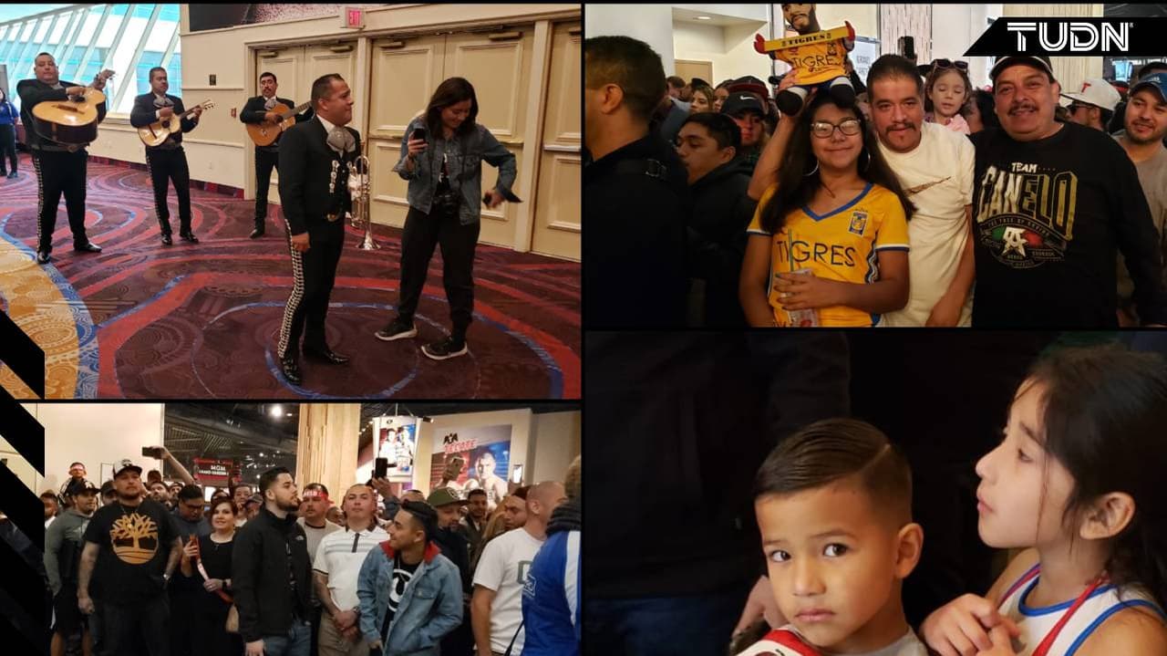 Saúl ‘Canelo’ Álvarez causa revuelo en las horas previas a la ceremonia de pesaje. ¡El ambiente es inmejorable!