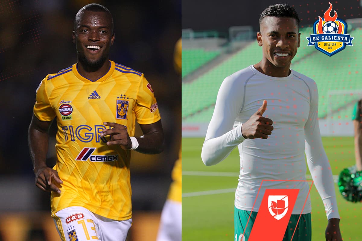 Enner Valencia (izquierda) y Ayrton Preciado
