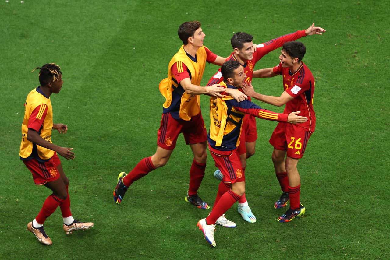 España tomaba ventaja con gol de Morata al 61'.