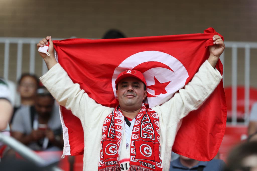 El color de los hinchas de Bélgica y Túnez fue parte de la fiesta de ambos países en su segunda salida en partido del grupo G del Mundial de Rusia 2018.