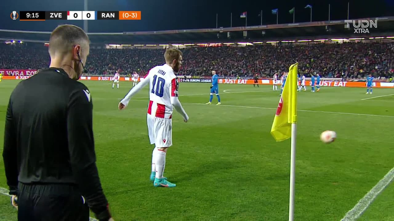 ¡Ya gana el Estrella Roja 1-0 al Rangers!