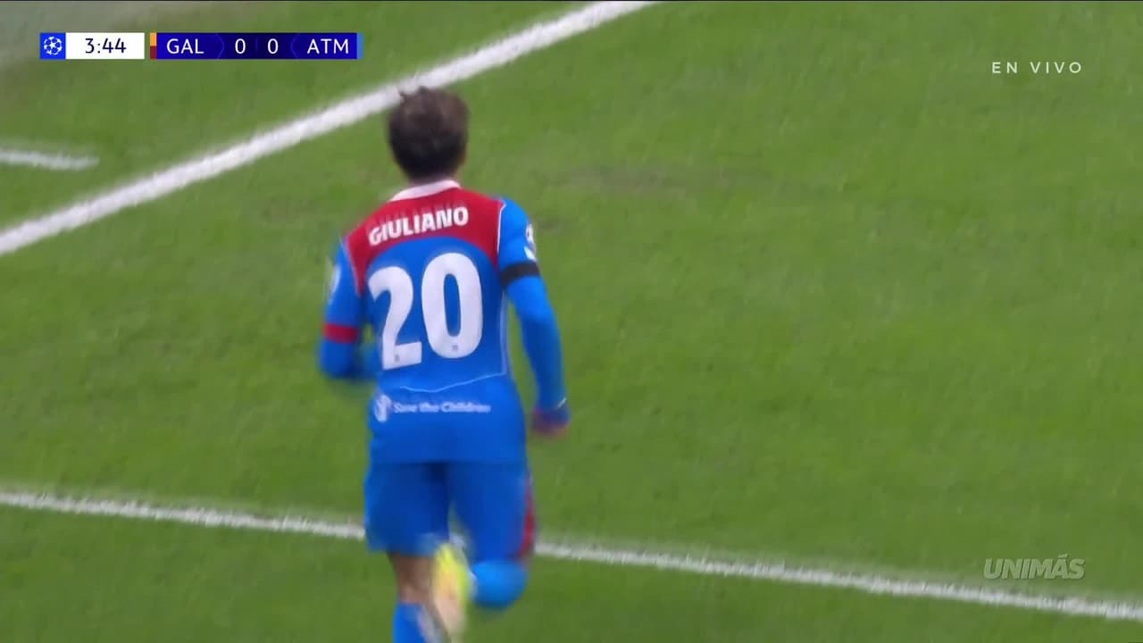 Simeone marca el primer gol del Atlético de Madrid ante Galatasaray en la Champions League