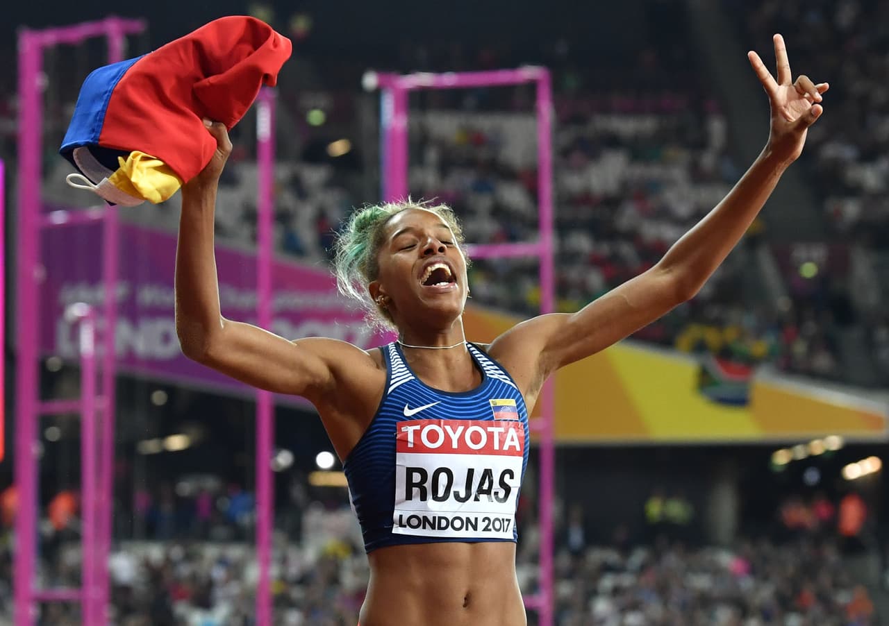 La venezolana Yulimar Rojas obtuvo plata en Río 2016, pero fue en 2017 donde estalló como la mejor del salto triple mundial y se confirmó como una reina mundial del atletismo con su belleza y talento.