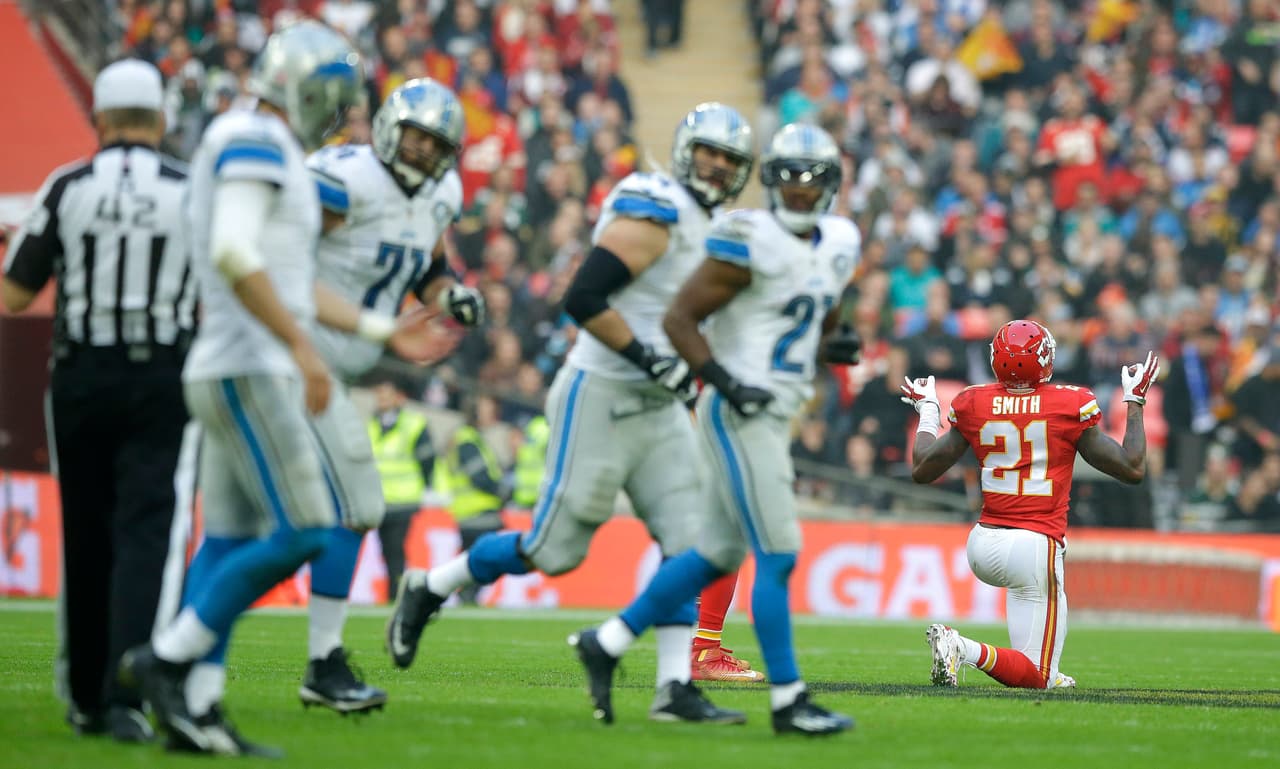 Los Kansas City Chiefs cerraron la Serie Internacional 2015 en el Wembley Stadium de Londres, Inglaterra con un contundente triunfo por 45-10 sobre los Detroit Lions.