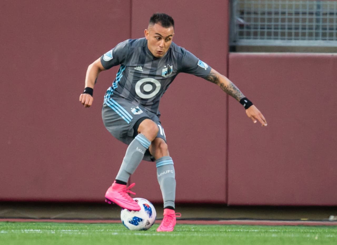 Un tanto de Miguel Ibarra contribuyó a la victoria por 2-0 de Minnesota United ante Montréal Impact. (USA Today Images)