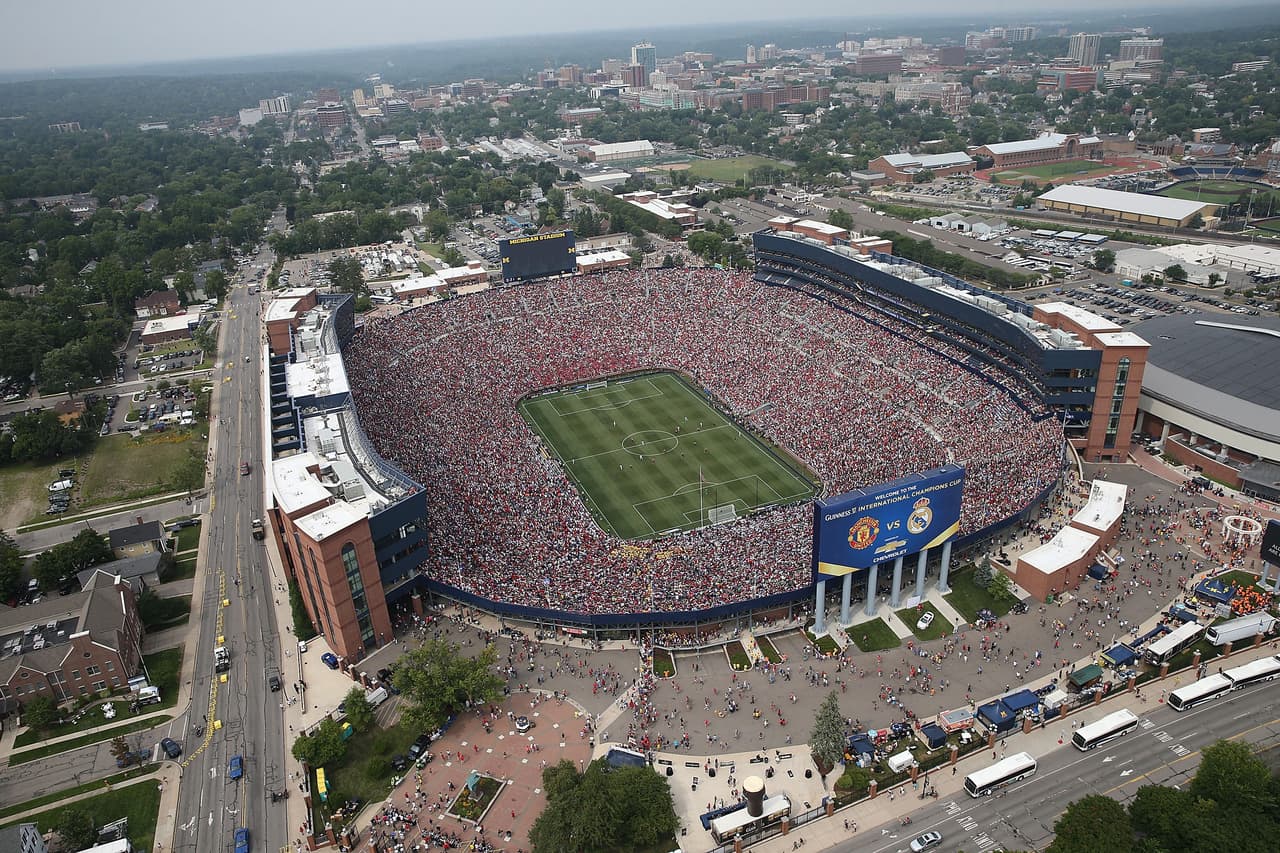 2. Michigan Stadium (Estados Unidos) - 107.601 espectadors / Torneos: International Champions Cup (ICC)