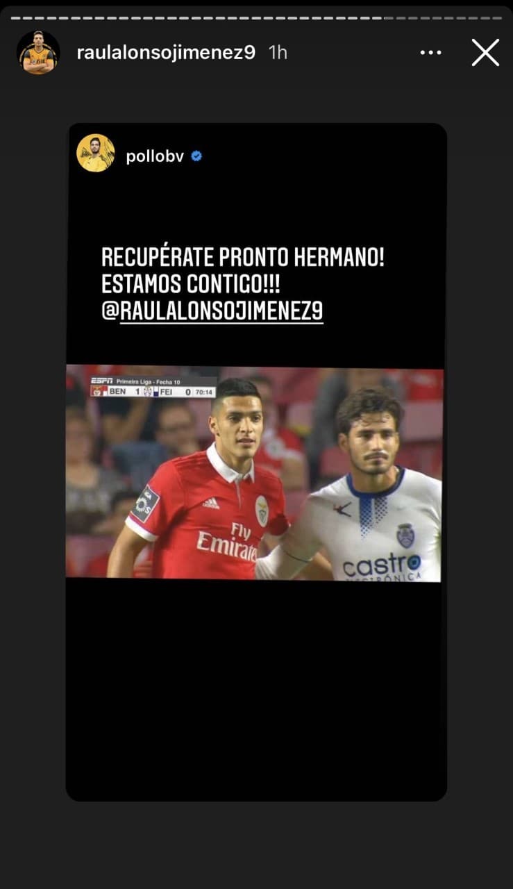 La operación del mexicano fue todo un éxito y agradeció todos los mensajes de apoyo que tuvo en su cuenta de Instagram.