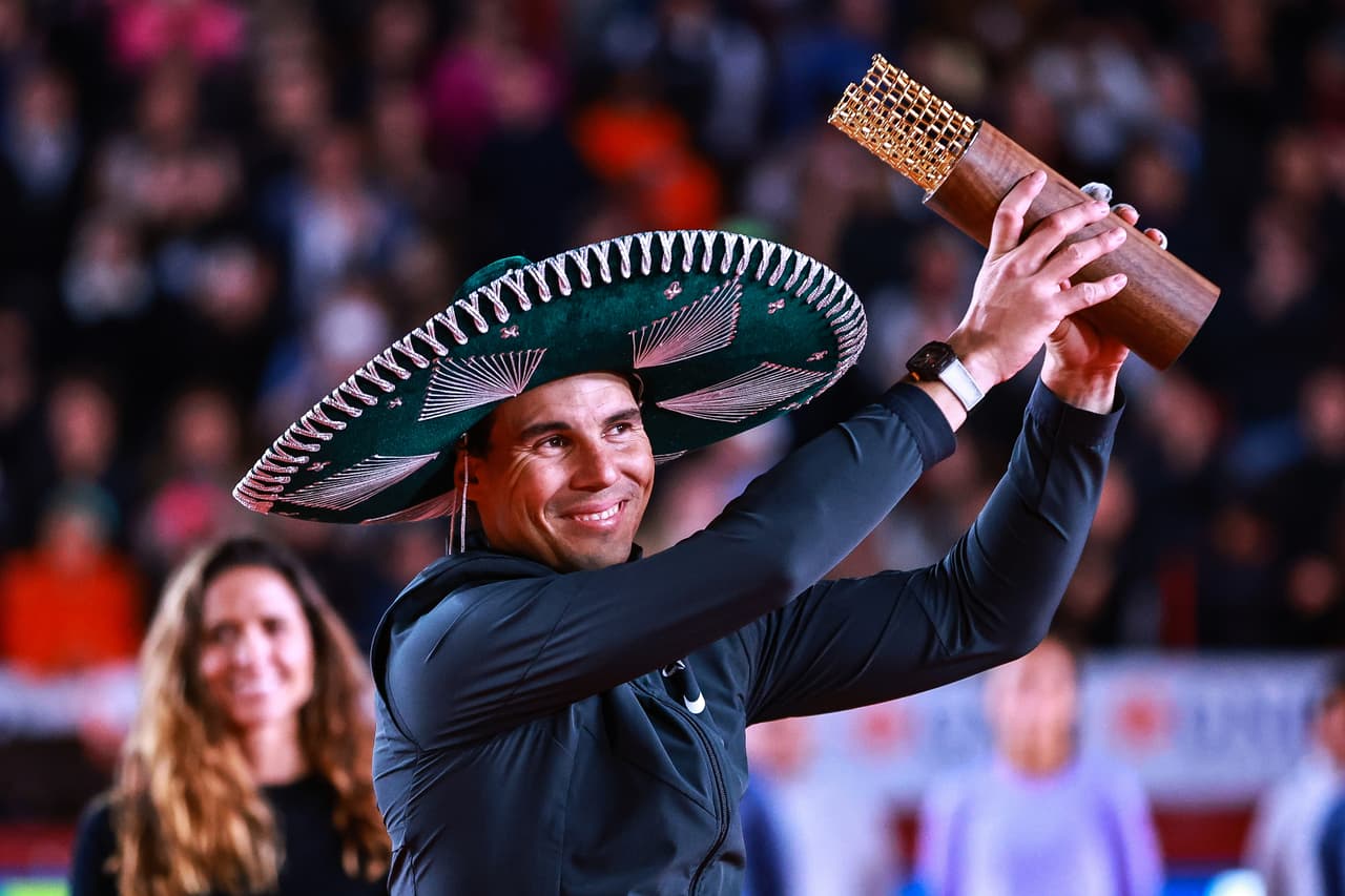 Rafael Nadal se impuso a Casper Ruud en la Plaza de Toros México.