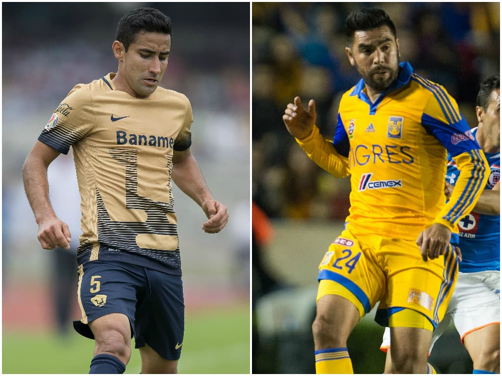 Por el otro costado se encuentra por Pumas, Luis Fuentes, y por Tigres, José Rivas. Los dos jugadores han tenido un buen semestre que los han llevado a selección nacional