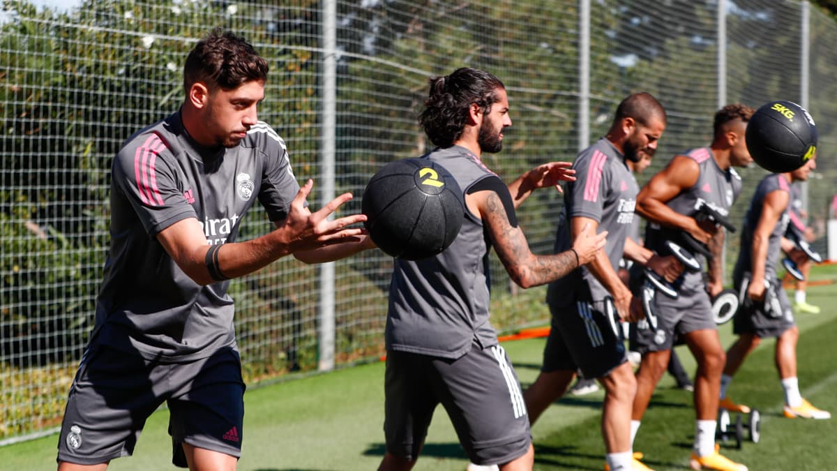 Real Madrid entrena sin sus futbolistas internacionales