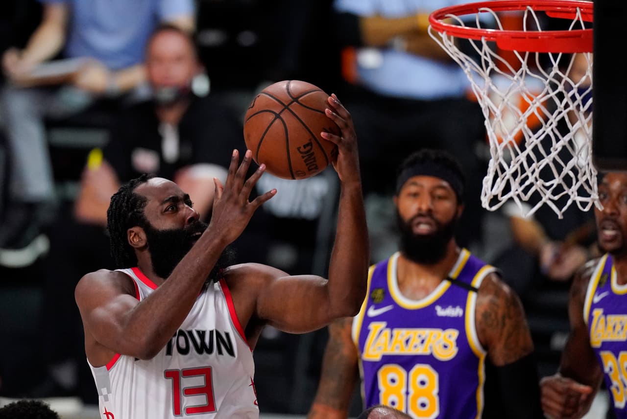 Los Houston Rockets se adelantan a los LA Lakers | En el primer juego de la Semifinal de Conferencia, los comandados por James Harden derrotaron 97-112 al equipo de LeBron James.