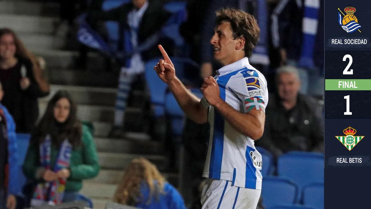 Betis vino de atrás pero un balón perdido por Lainez dio la victoria a la Real Sociedad