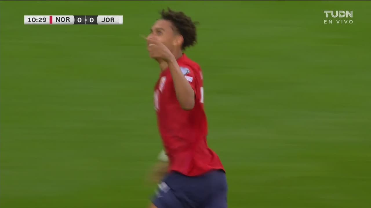 ¡Golazo de Noruega!  Nusa define como crack para el 1-0