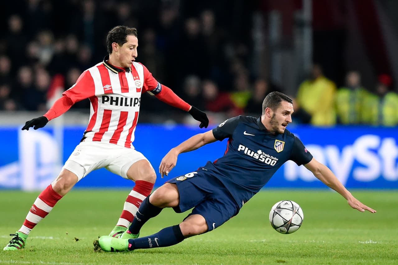 El Atlético Madrid mañana es anfitrión al PSV Eindhoven en el partido de vuelta de los octavos de final de la UEFA Champions League. El partido de ida termino 0 a 0, con el club del mexicano Andrés Guardado disminuido a diez hombres.