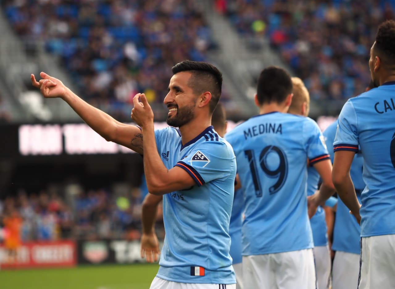 'Spiderman' Maxi Moralez -con cuatro goles y muchas asistencias en 2018- es un pilar del mediocampo del líder New York City FC. (USA Today Images)