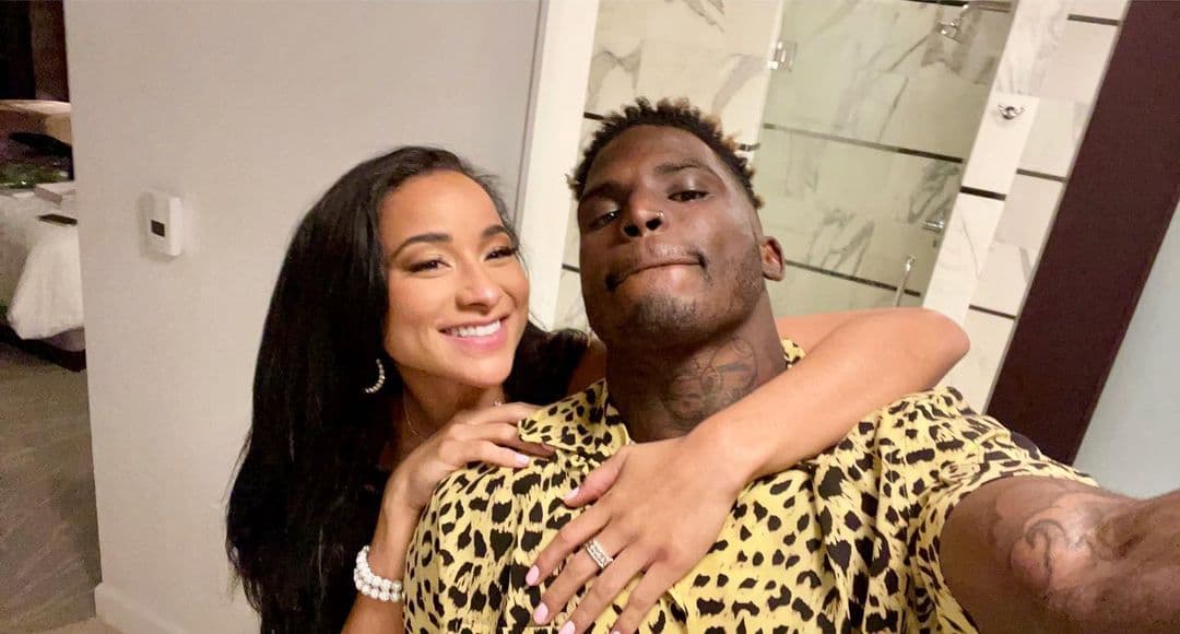 Ella es novia de Tyreek Hill, jugador de Kansas City Chiefs.