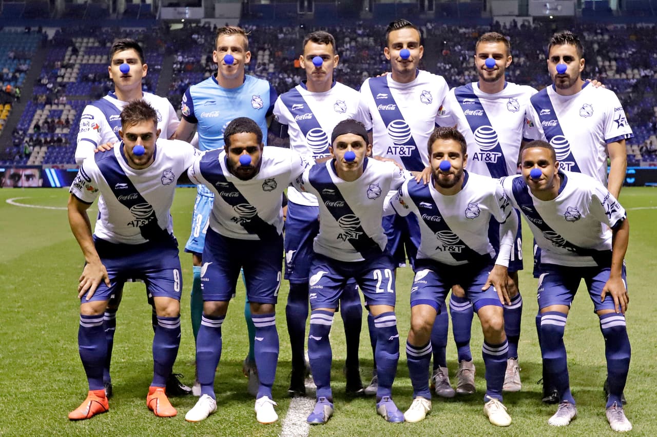 El once inicial del Puebla que venía de dos triunfos consecutivos, sobre Pumas y Lobos BUAP.