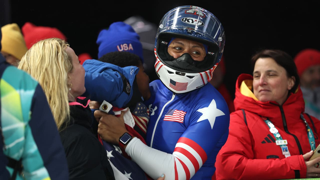 ¡Supermamá! Elana Meyers Taylor le dice a su hijo que es campeona olímpica con lenguaje de señas