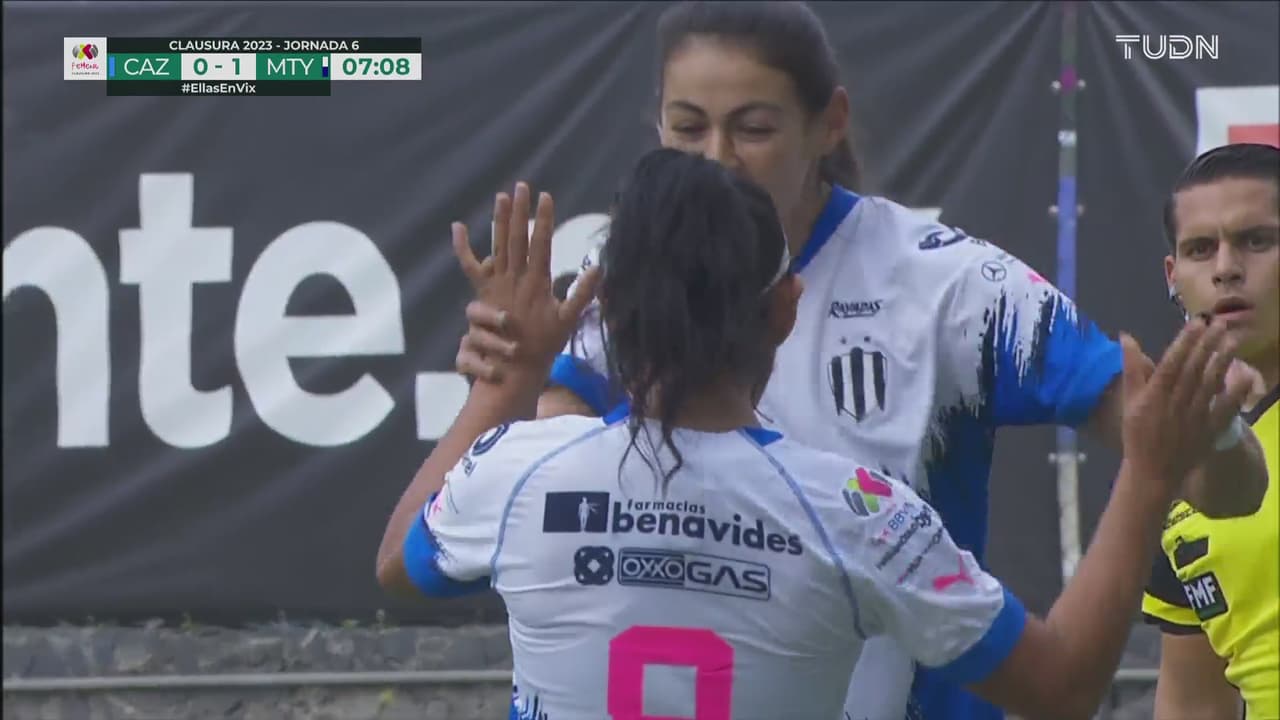 ¡Aprovechan el regalo! Rayadas marca el 0-1 con gol de Evangelista