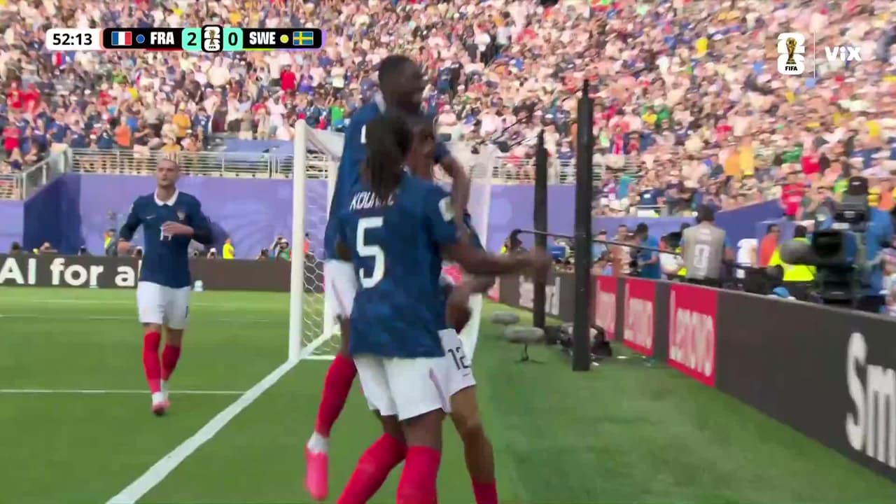 ¡Golazo de Francia! Enorme asistencia de Olise y Barcola pone el 2-0