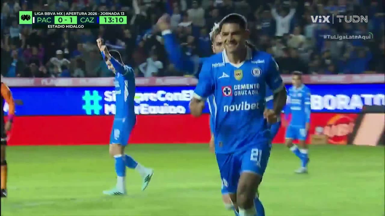 ¡Embiste el Toro Fernández! Cruz Azul abre el marcador en el Hidalgo