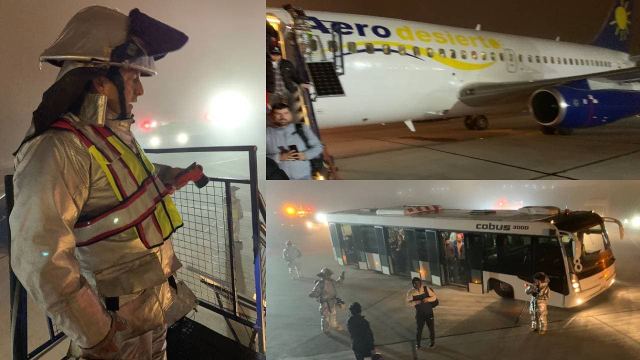 Imágenes que tomaron los hinchas chilenos luego de que los evacuaran.