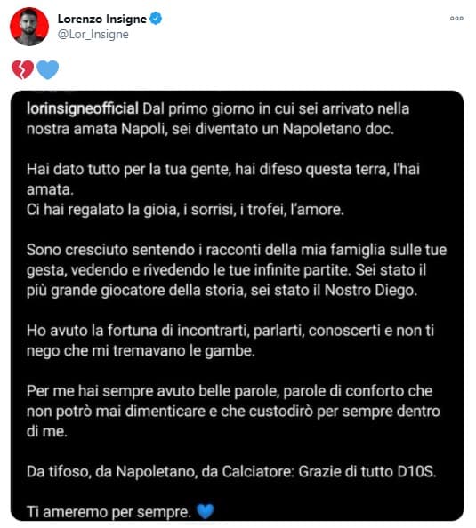 Los íconos del deporte se despidieron de Diego Armando Maradona en redes sociales.