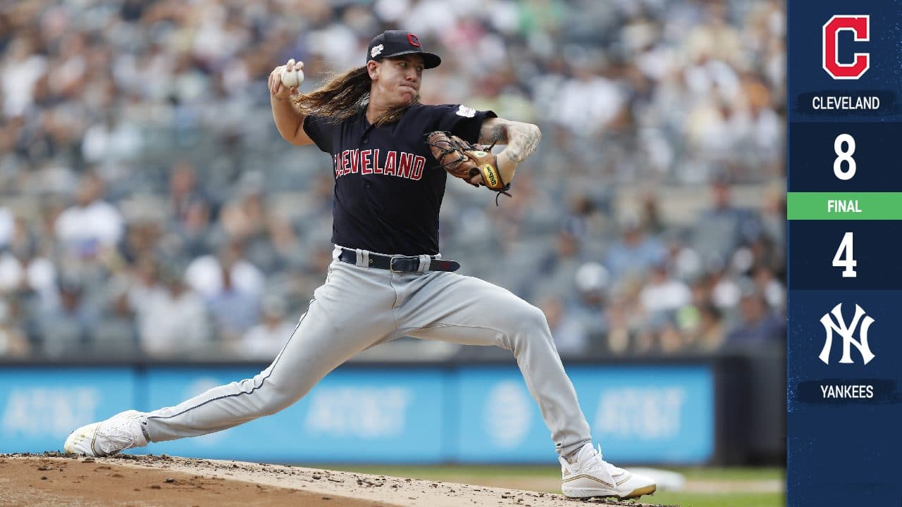 Indians y Yankees dividen triunfos en la serie