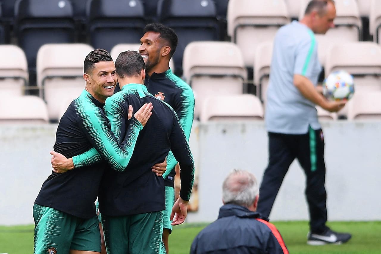 La práctica de Portugal, previo a su duelo contra Suiza en la UEFA Nations League, tuvo a Cristiano Ronaldo como un referente tras su regreso en la lucha del equipo por el torneo europeo.