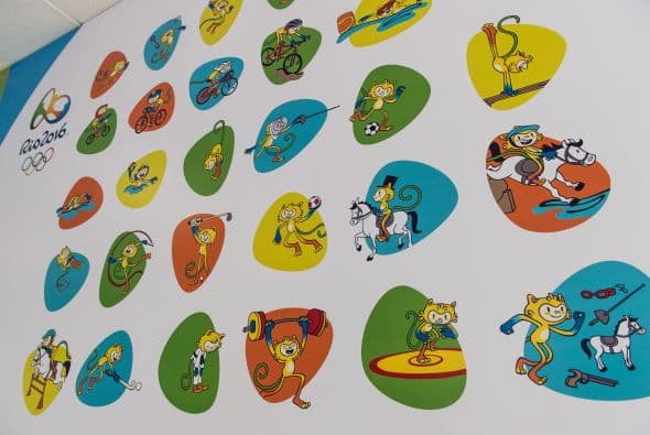 Estos serán los logos deportivos de los Juegos de Río que también fueron presentados..