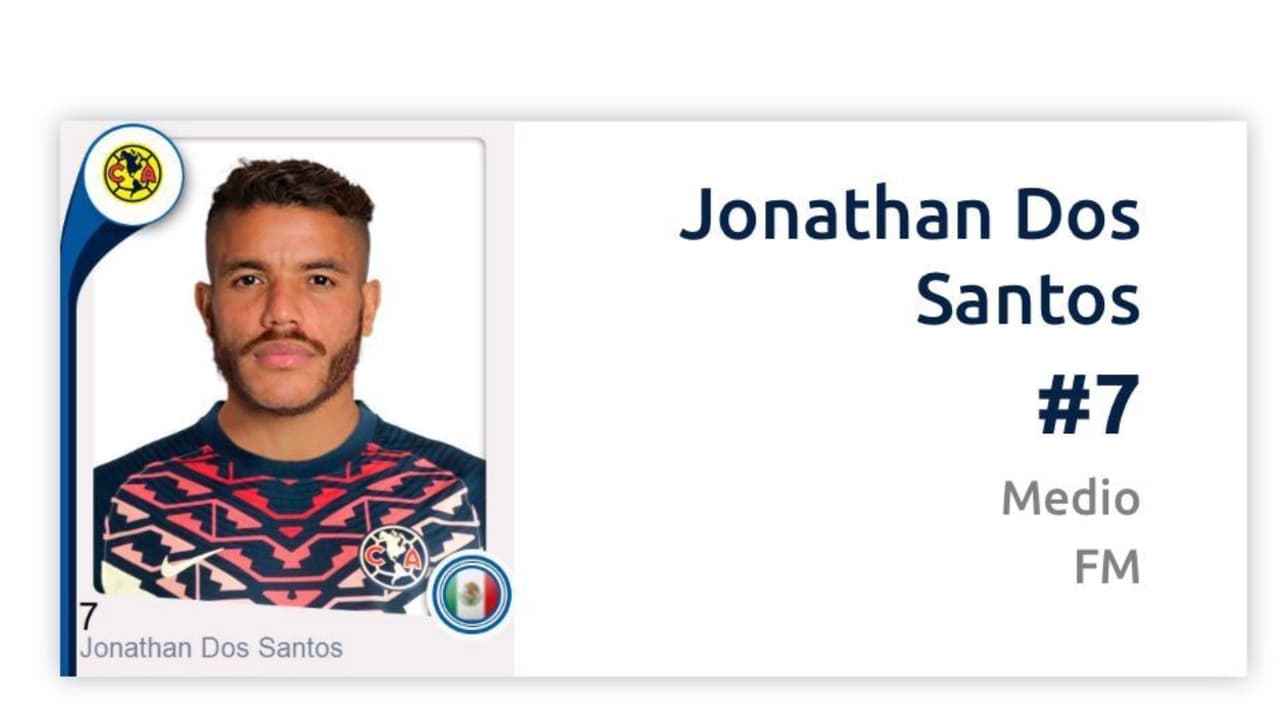 Jona dos Santos es registrado con América como Formado en México