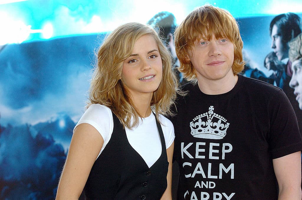 Emma Watson y Rupert Grint estaban súper nerviosos por su escena de beso y que Daniel Radcliffe los molestara, no lo hacia más fácil.