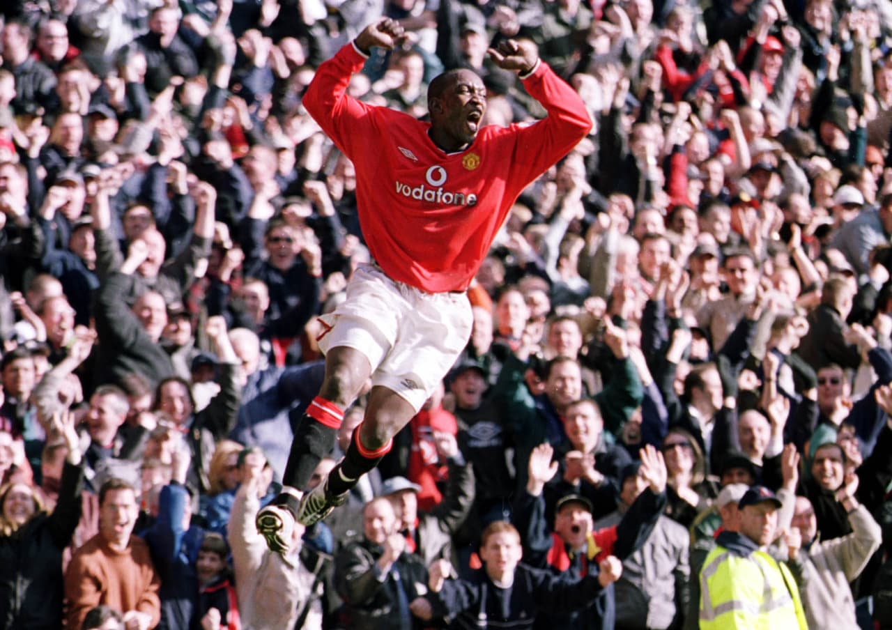El trinitario Dwight Yorke marcó época con el Manchester United de Sir Álex Ferguson. Tiene 123 goles para estar en la casilla número 16.