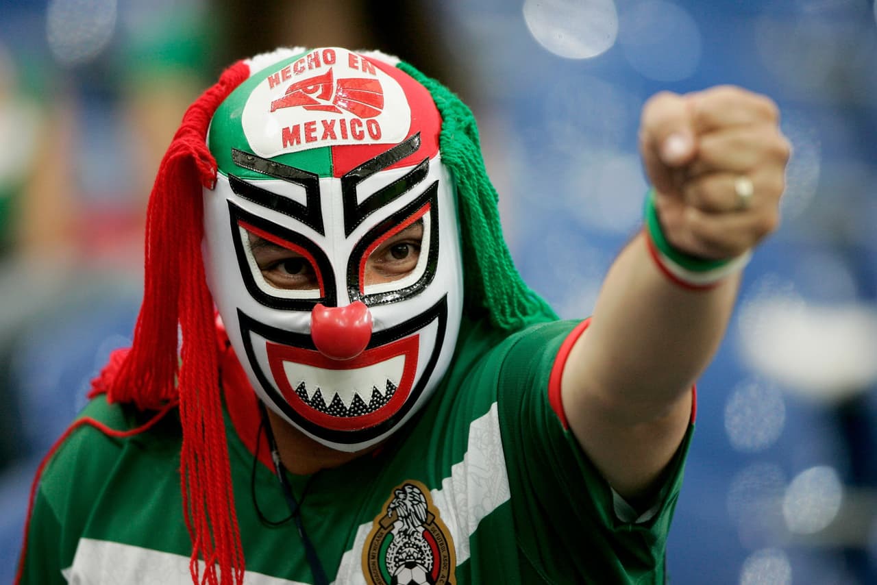 Las máscaras son un atuendo típico en los fanáticos mexicanos en los Mundiales de fútbol, pero en Rusia 2018 fueron prohibidas. Acá algunas de las que han pasado en medio del apoyo de los hinchas.