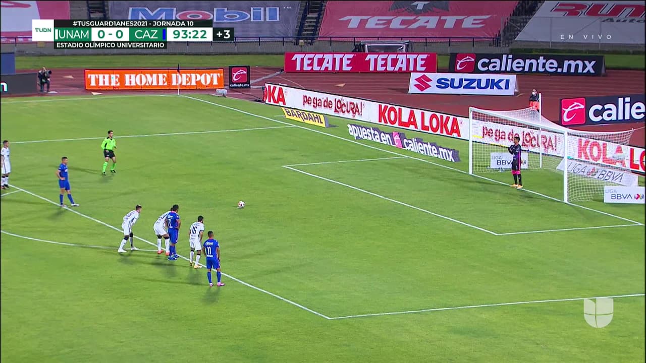 ¡GOOOL! Jonathan Javier Rodríguez Portillo anota para Cruz Azul.