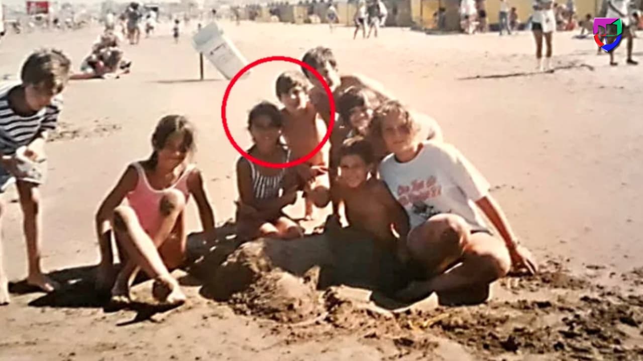Vaya historia: Después de 21 años aparece una inédita foto de Lionel Messi y Antonela Roccuzzo 